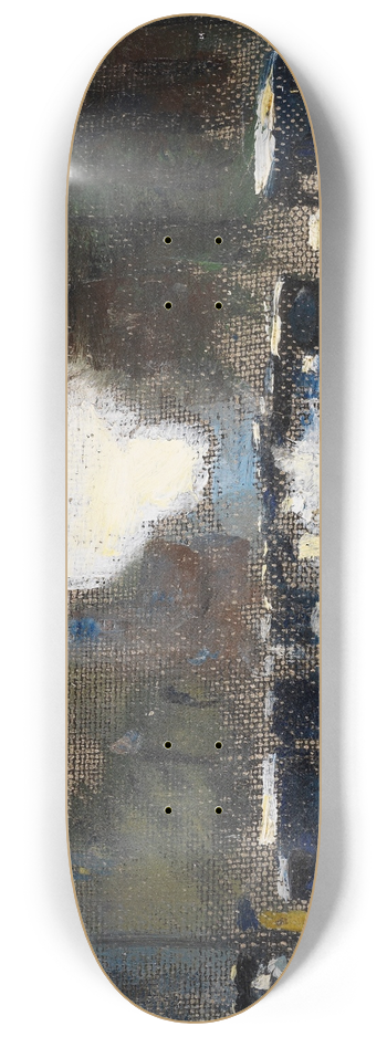 Lesser Ury - Strae im Tiergarten 8.25 inch art skate deck