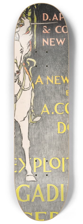 L. Fred Hurd - The Exploits of Brigadier Gerard 8.25 inch art skate deck