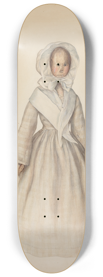 Lillian Causey - Doll 8.25 inch art skate deck
