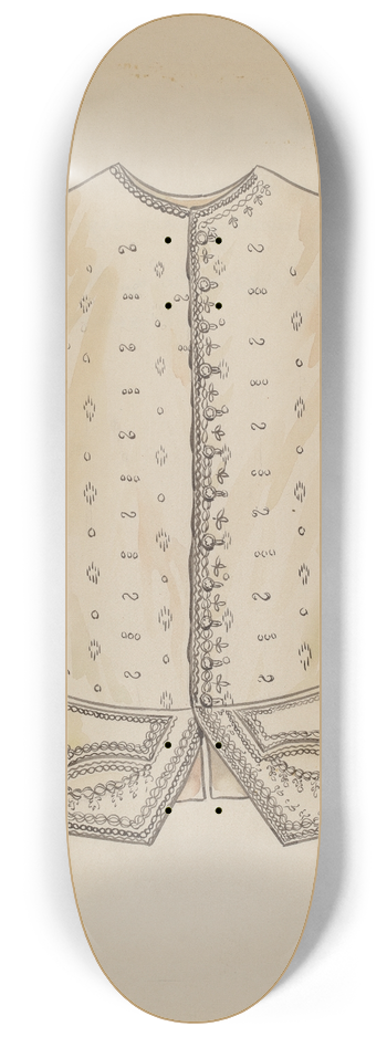 Lillian Causey - Mans Vest 8.25 inch art skate deck