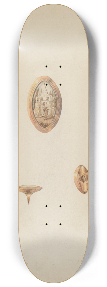 Lillian Hunter - Memorial Ring 8.25 inch art skate deck