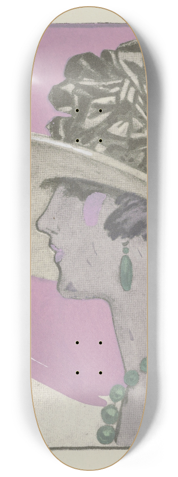 Llano Florez - Chapeau de Camille Roger 8.25 inch art skate deck