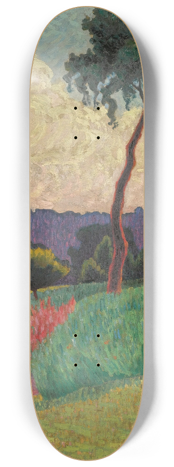 Lo Gausson - Paysage En Provence 8.25 inch art skate deck