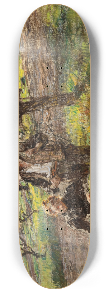 Lon Augustin Lhermitte - Idylle 8.25 inch art skate deck