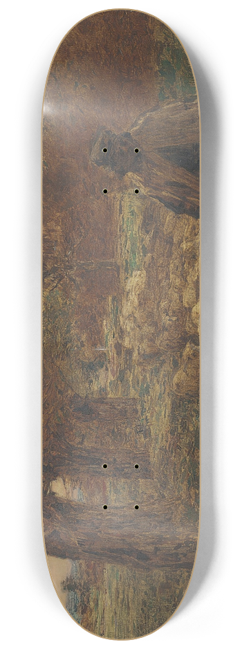 Lon Augustin Lhermitte - Le Berger Et Son Troupeau 8.25 inch art skate deck