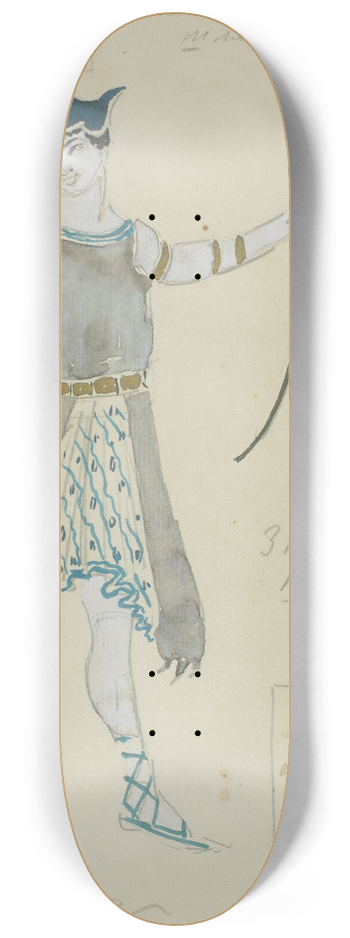 Lon Bakst - Costume design for Hyppolite 8.25 inch art skate deck