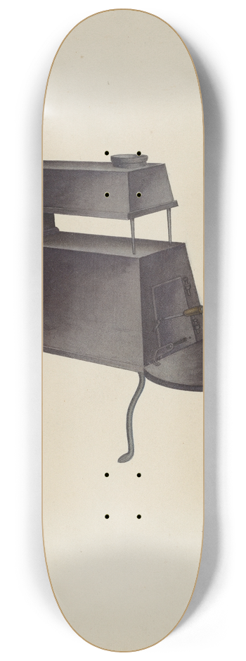 Lon Cronk - Shaker Stove 8.25 inch art skate deck