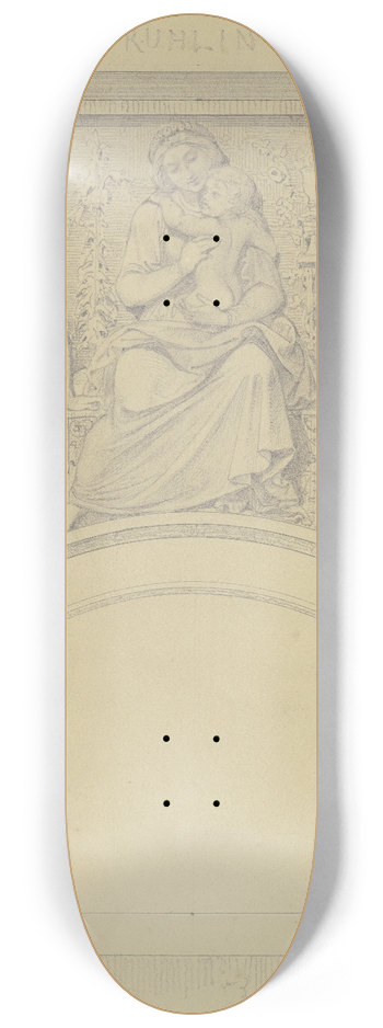 Johann Baptist Scholl The Younger - Spring 8.25 inch art skate deck