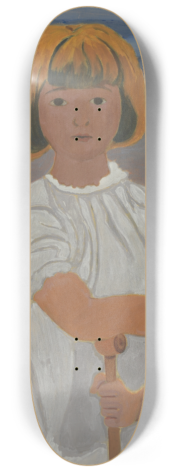 Lon Spilliaert - Jong meisje op het strand 8.25 inch art skate deck