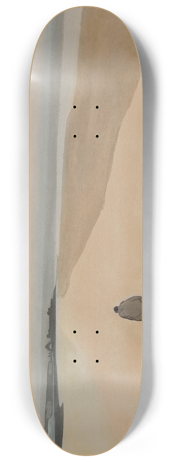 Lon Spilliaert - La Dmocratie en marche 8.25 inch art skate deck