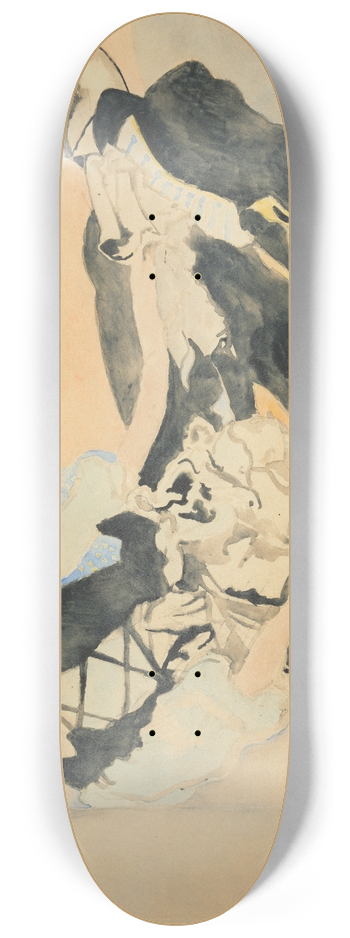 Lon Spilliaert - Poppen 8.25 inch art skate deck