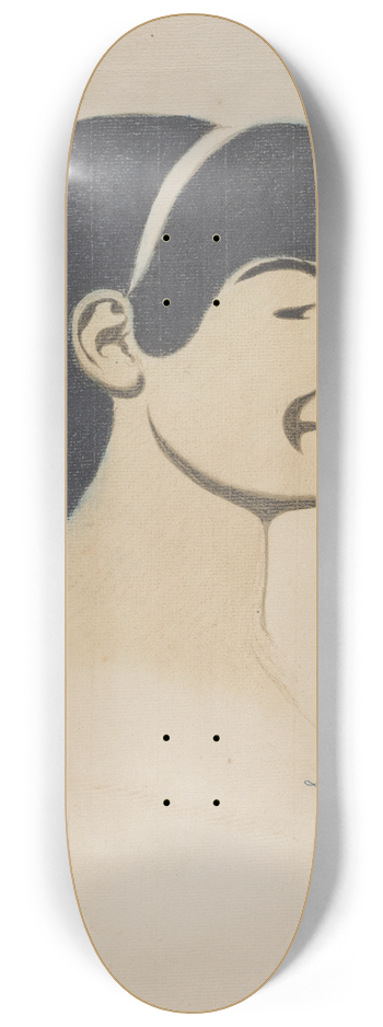 Lon Spilliaert - Vrouwenprofiel 8.25 inch art skate deck