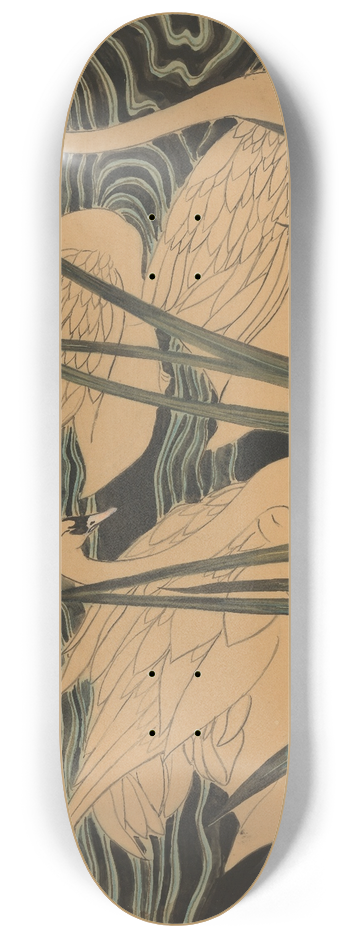 Lon Spilliaert - Zwanen 8.25 inch art skate deck