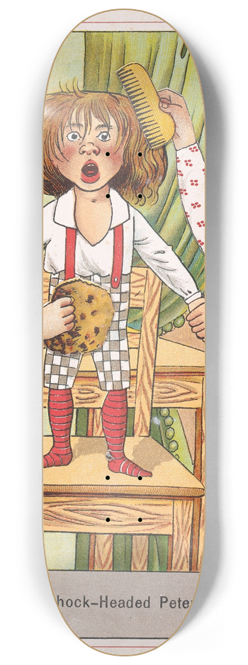 Lothar Meggendorfer - Shock-headed Peter 8.25 inch art skate deck