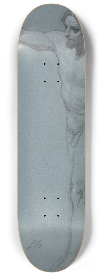 Louis Boulogne - St. John the Baptist 8.25 inch art skate deck