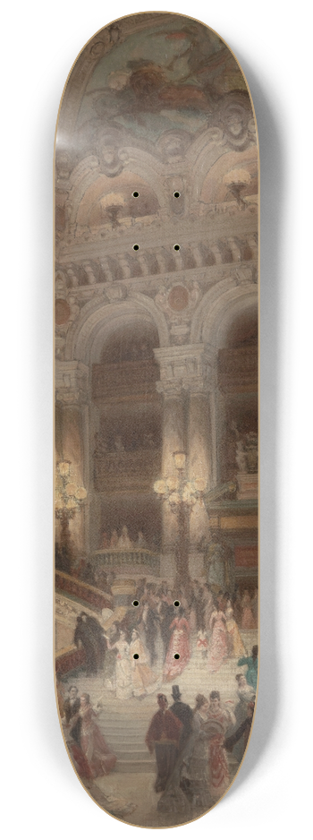 Louis Broud - Lescalier de lOpra 8.25 inch art skate deck