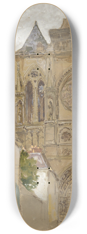 Louis Comfort Tiffany - Rheims 8.25 inch art skate deck