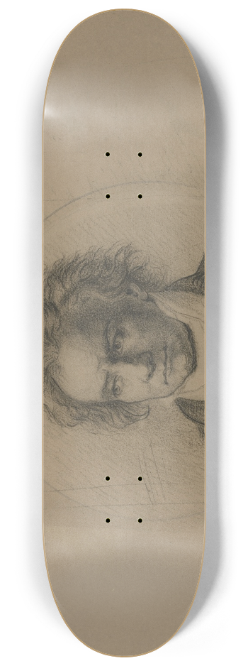 Louis Eysen - Bildnis Ludwig van Beethoven 8.25 inch art skate deck