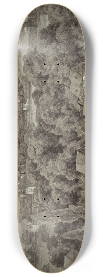 Louis Eysen - View of Kronberg 8.25 inch art skate deck