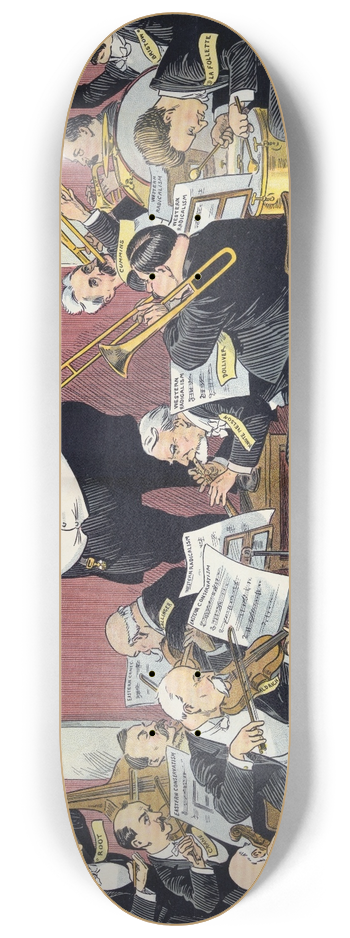 Louis Glackens - A bad outlook for harmony 8.25 inch art skate deck