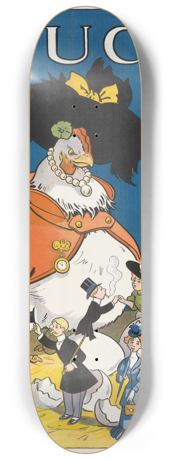 Louis Glackens - Puck Easter 8.25 inch art skate deck