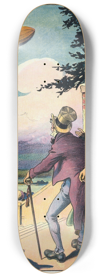 Louis Glackens - Set in their ways 8.25 inch art skate deck