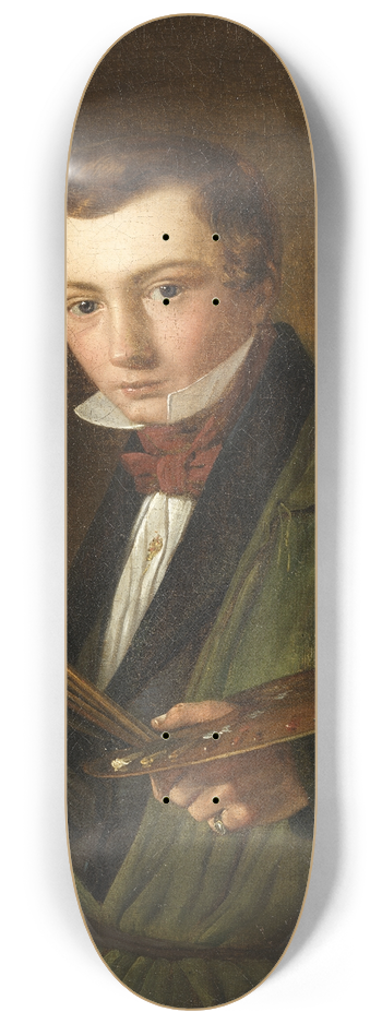 Louis Gurlitt - Self-Portrait 8.25 inch art skate deck