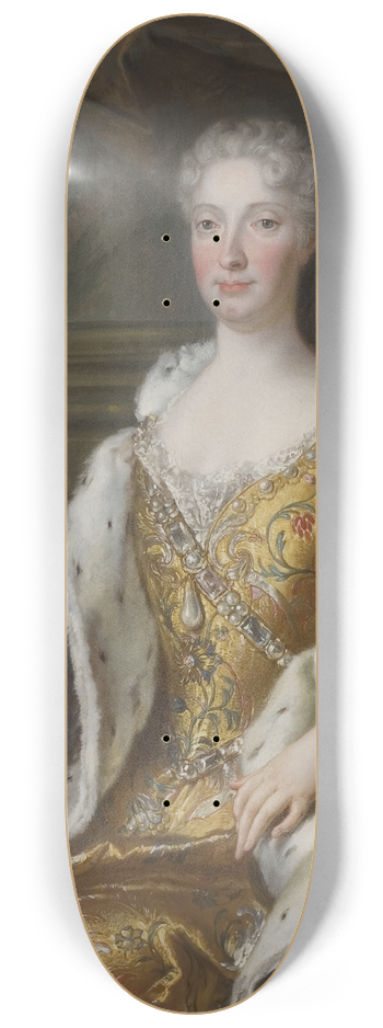 Louis-Michel Van Loo - Unknown princess 8.25 inch art skate deck