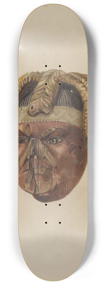 Louis Plogsted - Figurehead S.S. Robert Fulton 8.25 inch art skate deck