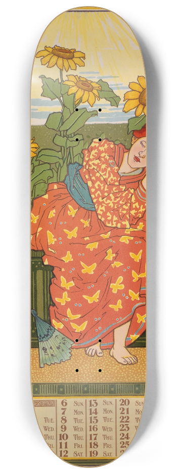 Louis Rhead - April, May, June 8.25 inch art skate deck