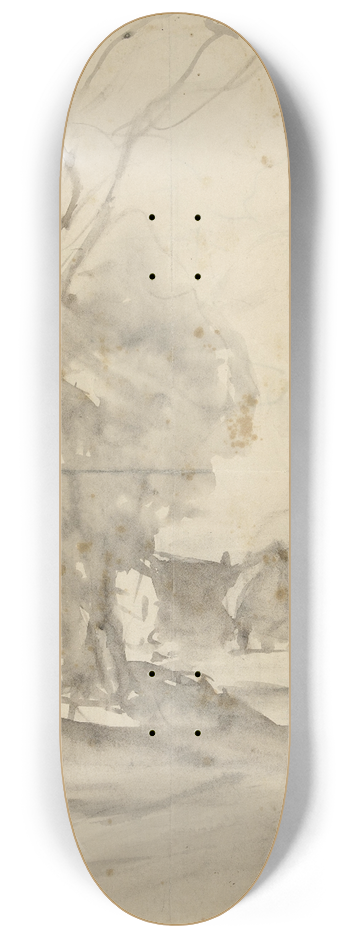 Johannes Bosboom - Landschap 8.25 inch art skate deck