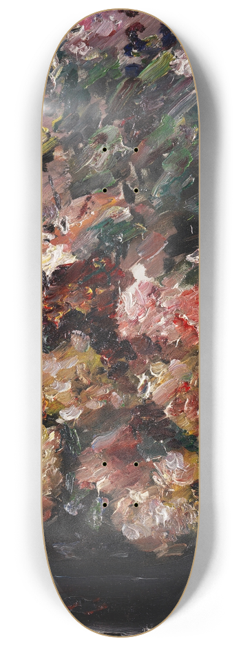 Lovis Corinth - Blumen im Bronzekbel 8.25 inch art skate deck