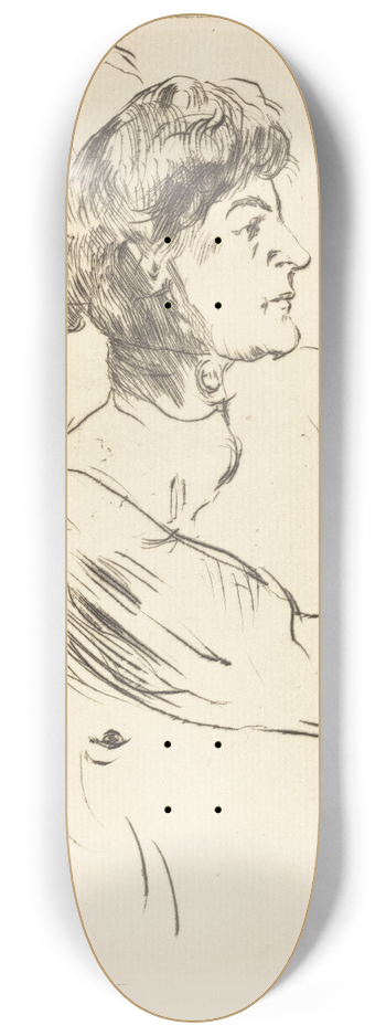 Lovis Corinth - Nurse (Krankenschwester) 8.25 inch art skate deck