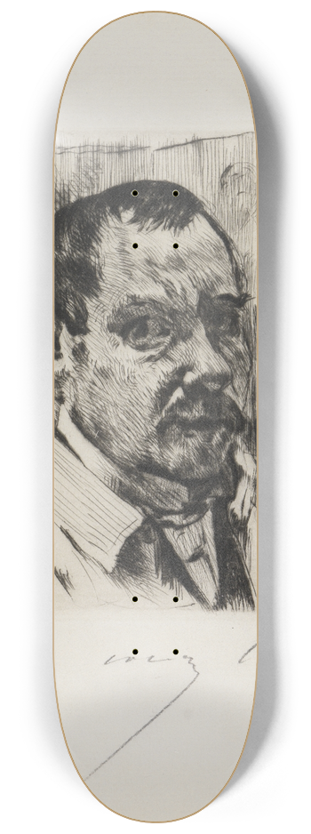 Lovis Corinth - Selbstbildnis 8.25 inch art skate deck