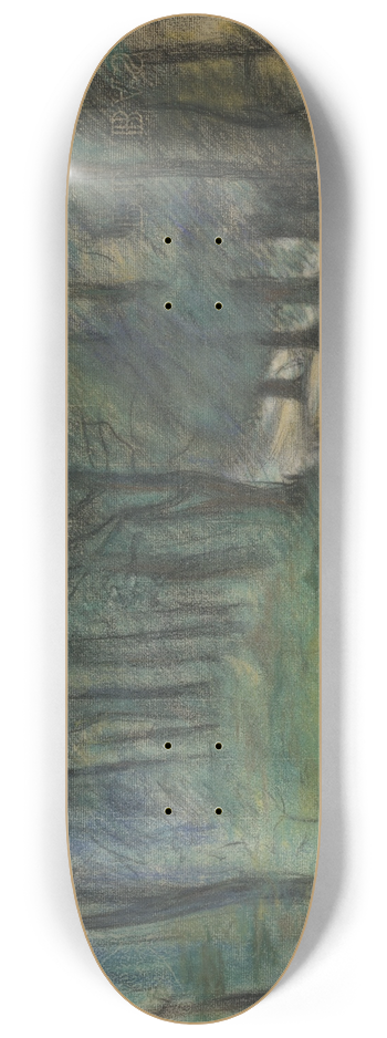 Lovis Corinth - Woodland Path 8.25 inch art skate deck