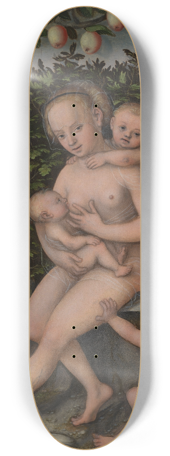 Lucas Cranach the Elder - Charity 8.25 inch art skate deck