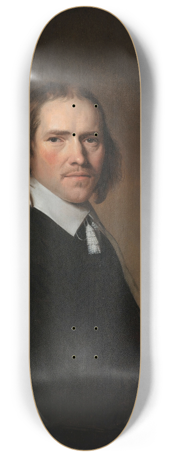 Johannes Cornelisz Verspronck - Portrait of Dirck, Johannes, or Jacobus Wallis 8.25 inch art skate deck