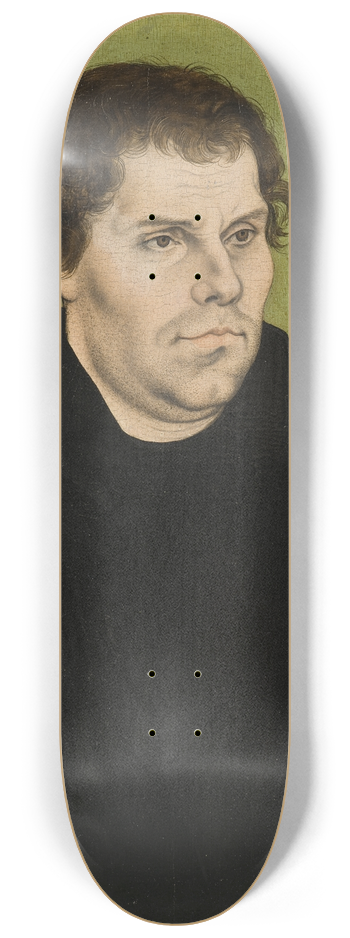 Lucas Cranach the Elder - Martin Luther 8.25 inch art skate deck