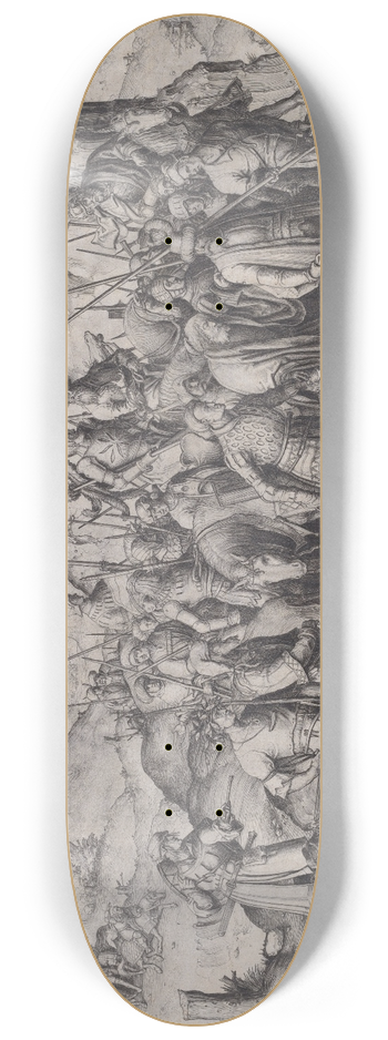 Lucas Van Leyden - The Conversion of Saint Paul 8.25 inch art skate deck
