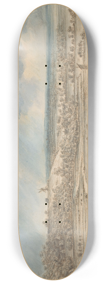 Lucas van Uden - Uitgestrekt landschap 8.25 inch art skate deck
