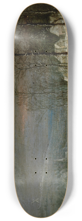 Lucas van Uden - Winterlandschap 8.25 inch art skate deck