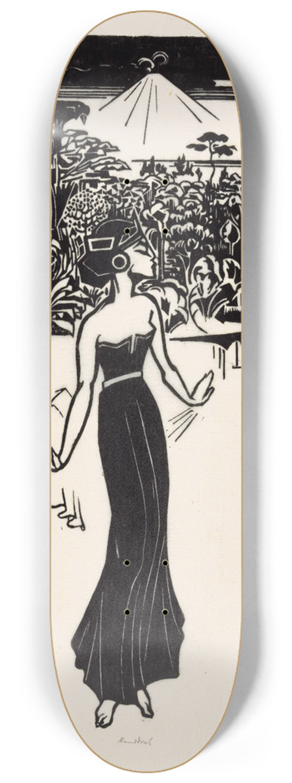 Johannes Frederik Engelbert ten Klooster - Danseres 8.25 inch art skate deck