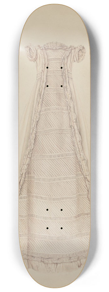 Lucien Verbeke - Infants Dress (Front View) 8.25 inch art skate deck