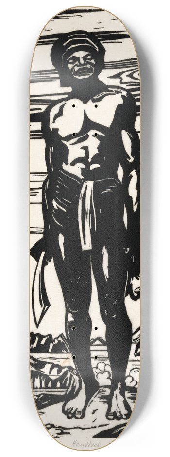Johannes Frederik Engelbert ten Klooster - De krijger 8.25 inch art skate deck