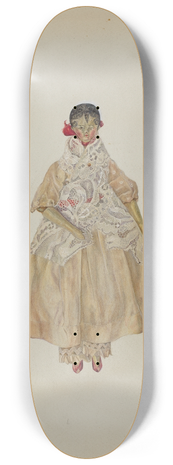 Lucille Lacoursiere - Doll 8.25 inch art skate deck