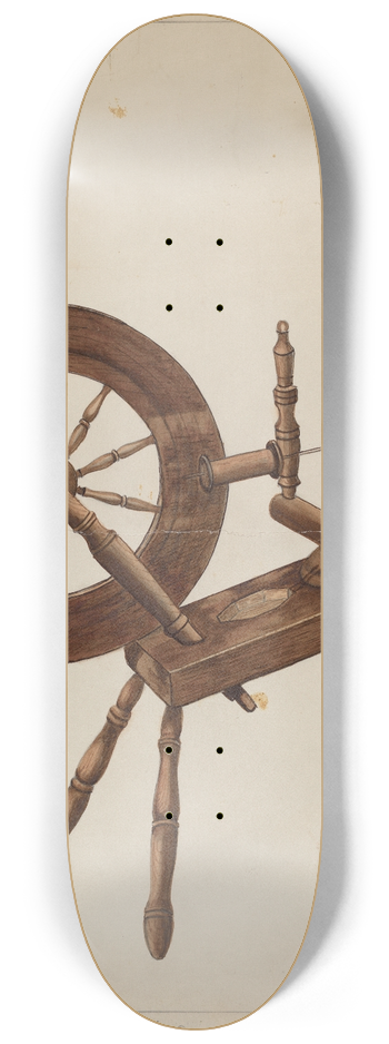 Ludmilla Calderon - Spinning Wheel 8.25 inch art skate deck