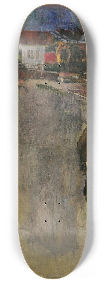 Ludvig Karsten - Spring Evening at Ula 8.25 inch art skate deck