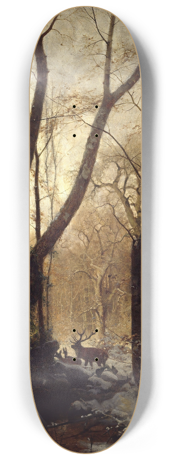 Ludvig Munthe - Winter in Germany 8.25 inch art skate deck