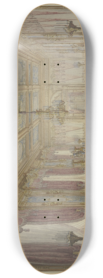 Ludwig Daniel Philipp Schmidt - Modern hall 8.25 inch art skate deck