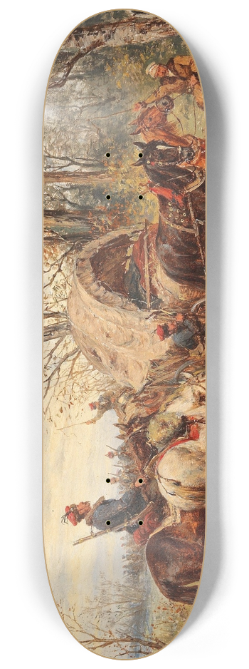 Ludwig Gedlek - Eine Truppenverlegung 8.25 inch art skate deck